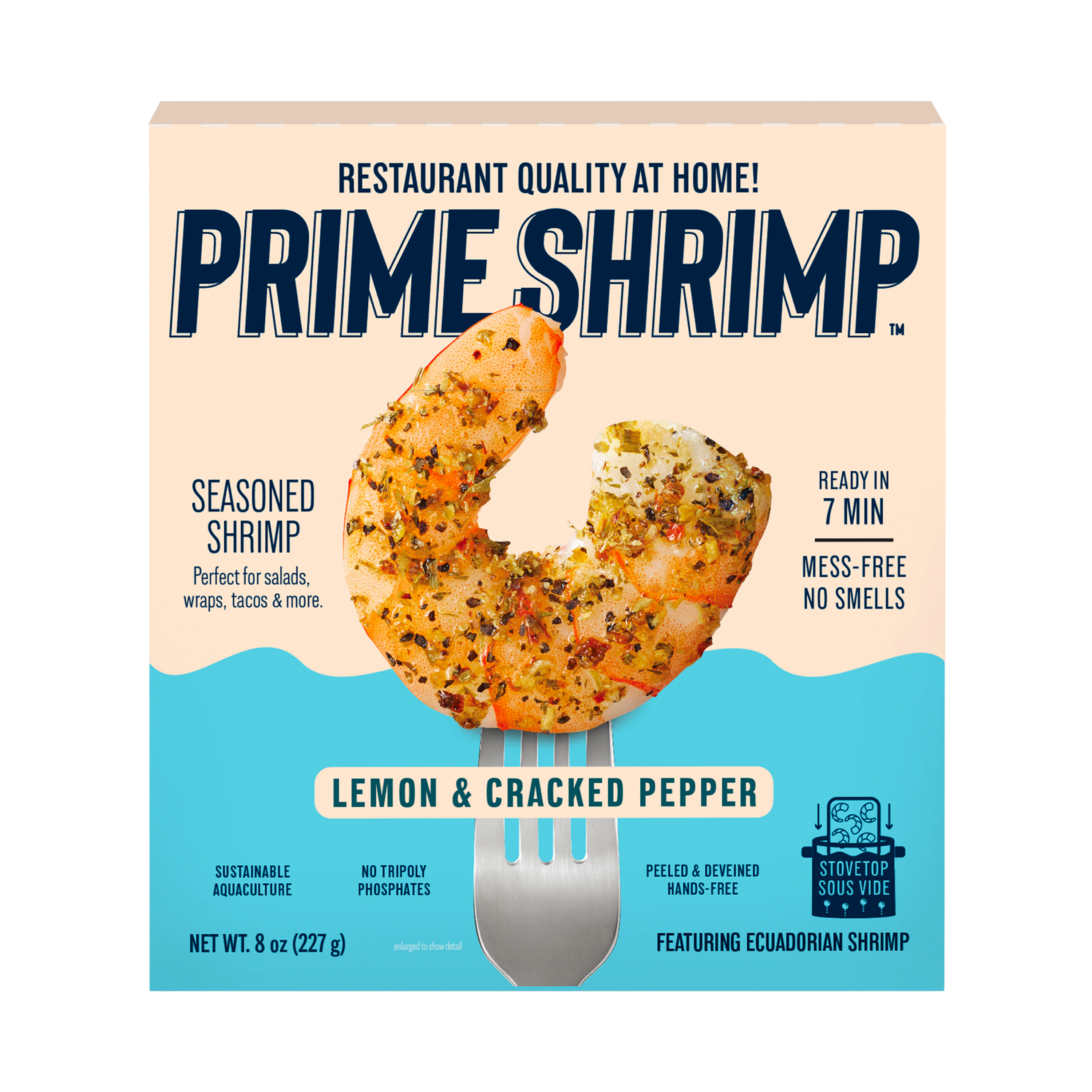 Lemon and Cracked Pepper Shrimp