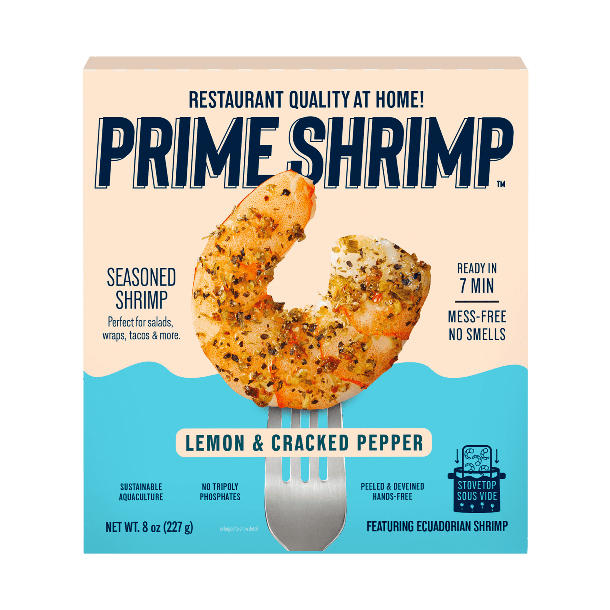 Lemon and Cracked Pepper Shrimp