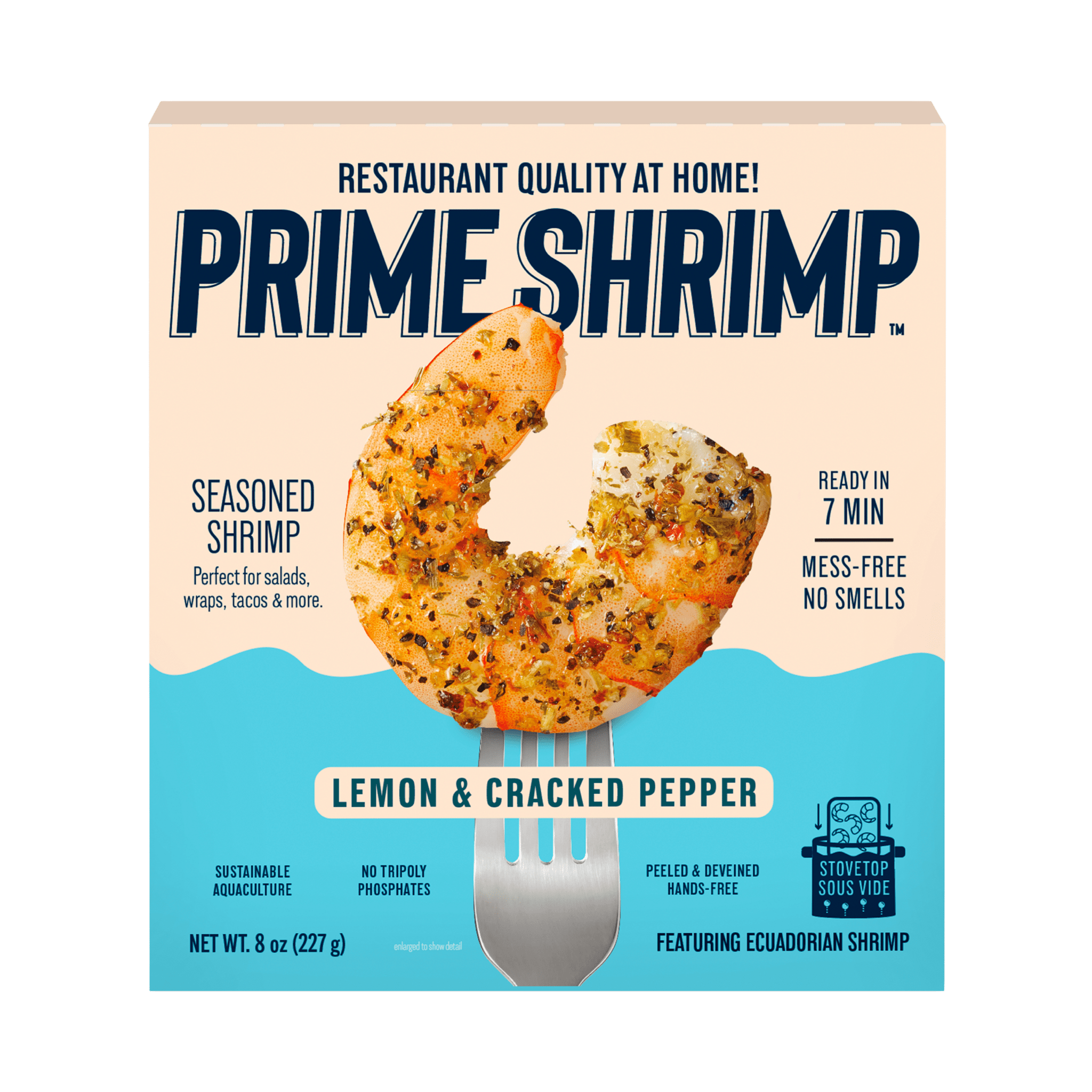 Lemon and Cracked Pepper Shrimp