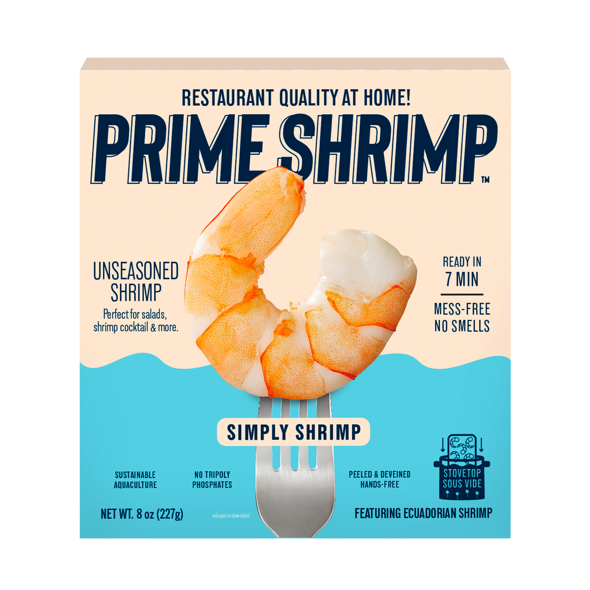 Unseasoned Simply Shrimp