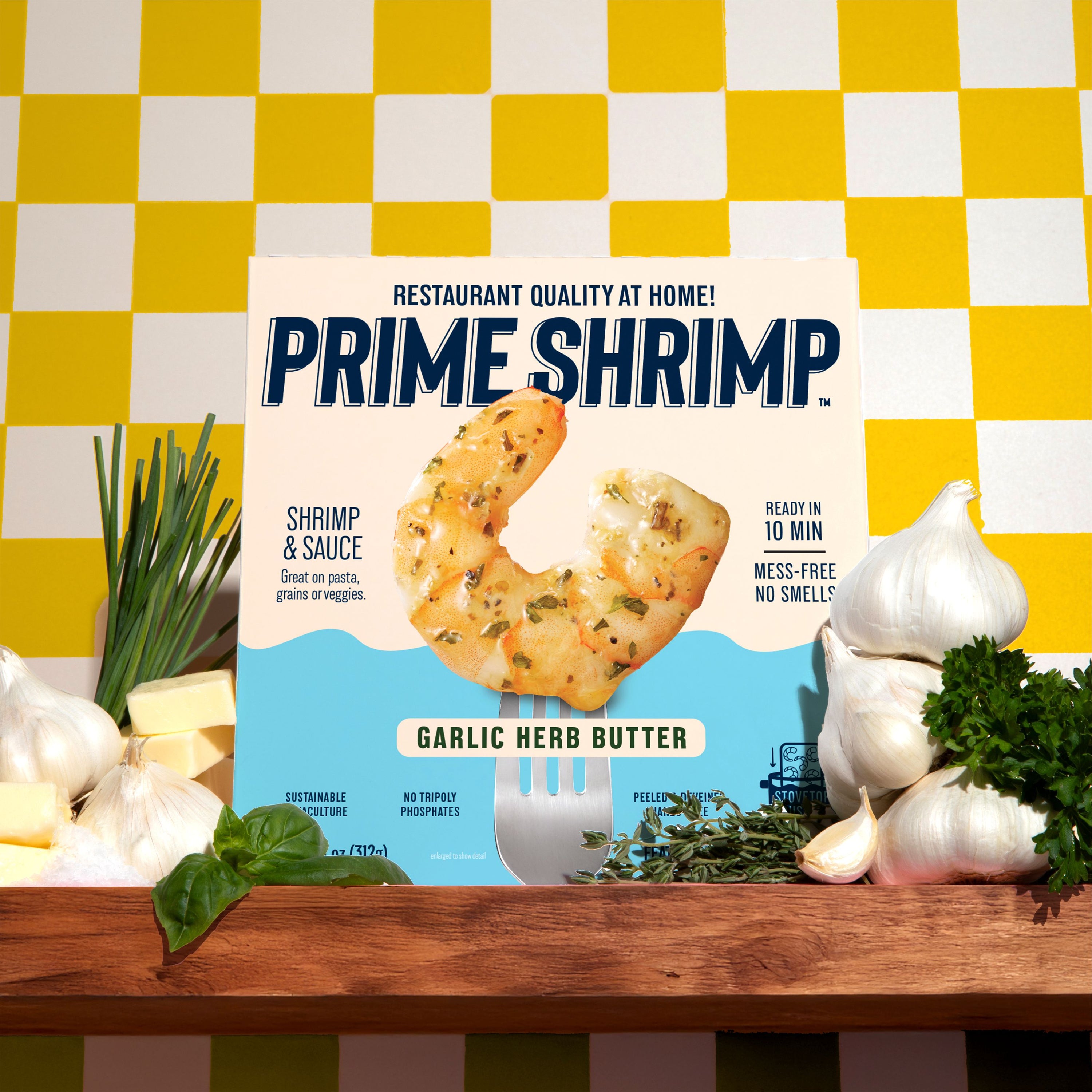 Garlic Herb Butter Shrimp