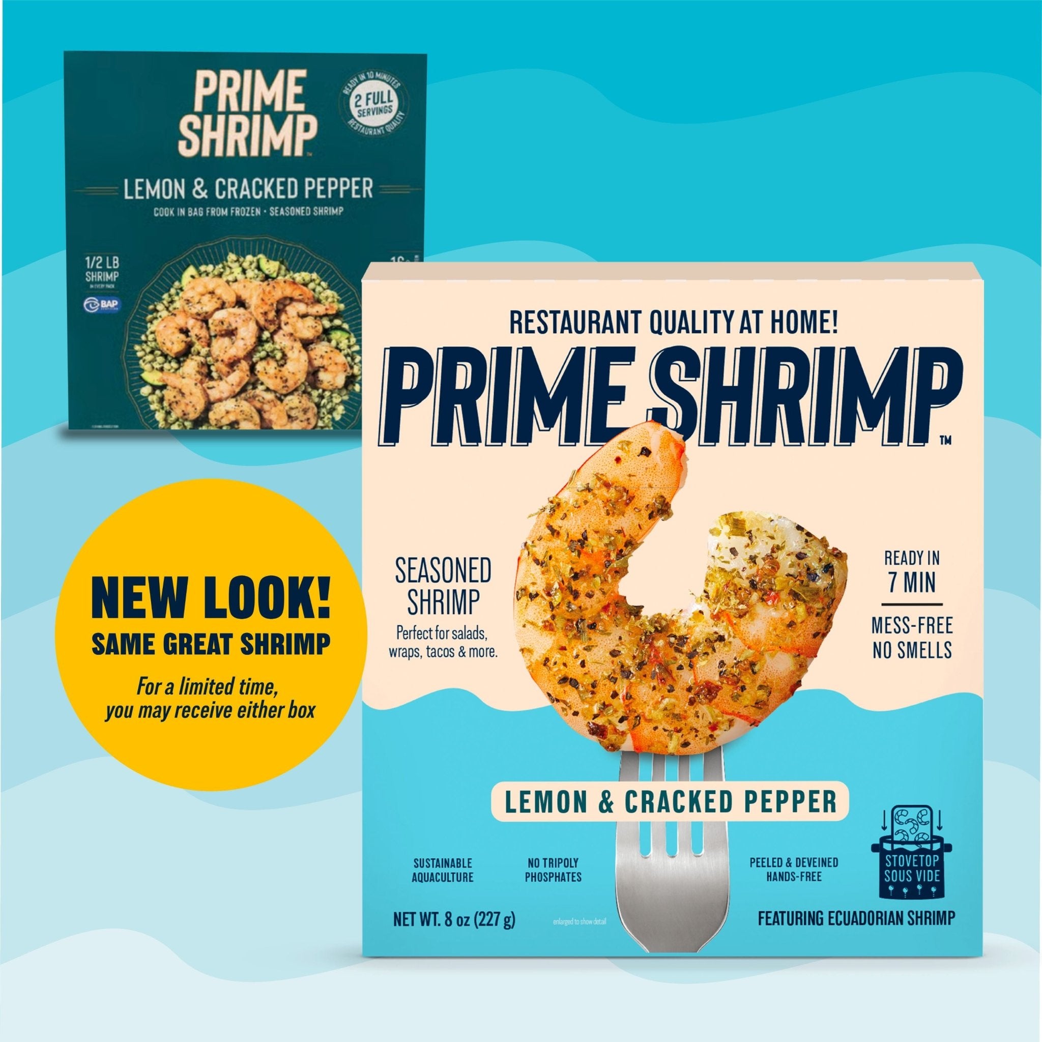 Lemon and Cracked Pepper Shrimp