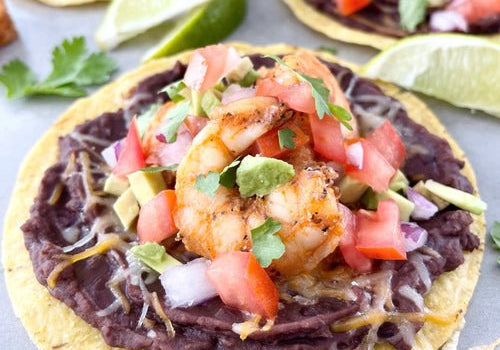Shrimp Tostada