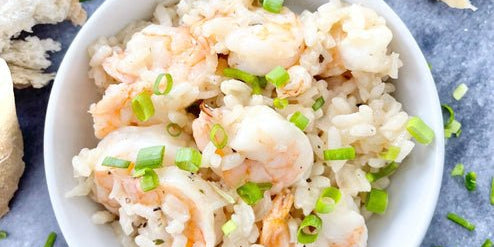 Garlic Shrimp Risotto