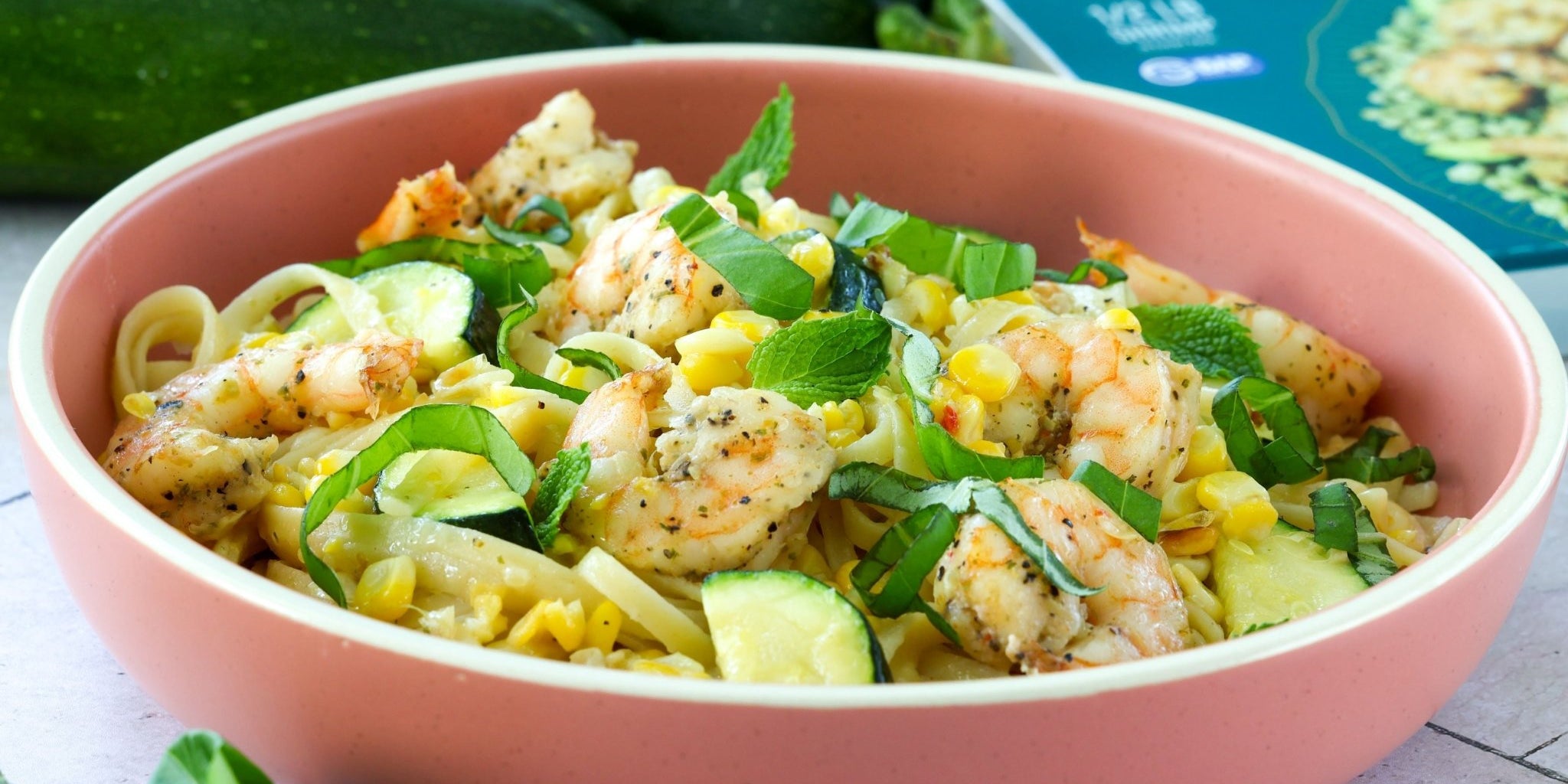 Summer Shrimp Linguine
