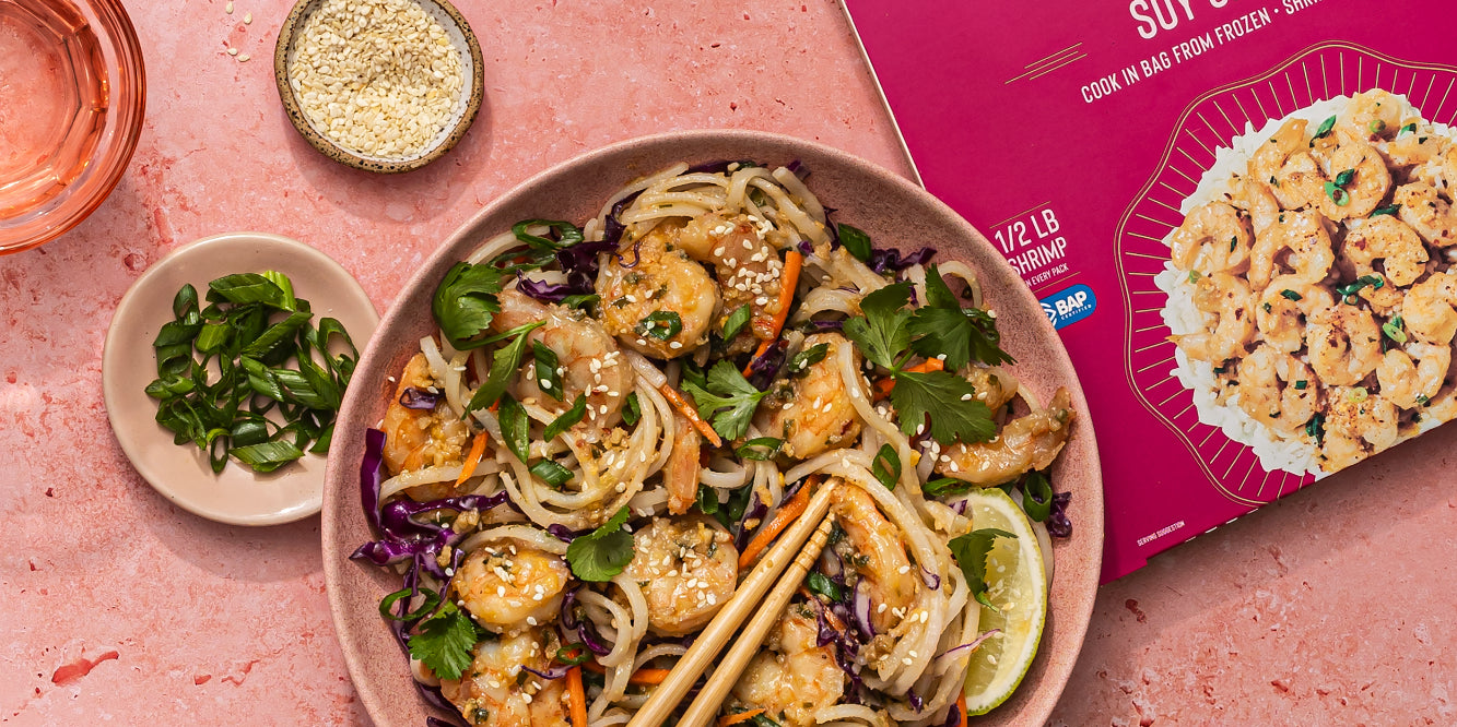 Prime Shrimp Adds Soy Ginger Flavor to Line of Frozen Sauced Shrimp