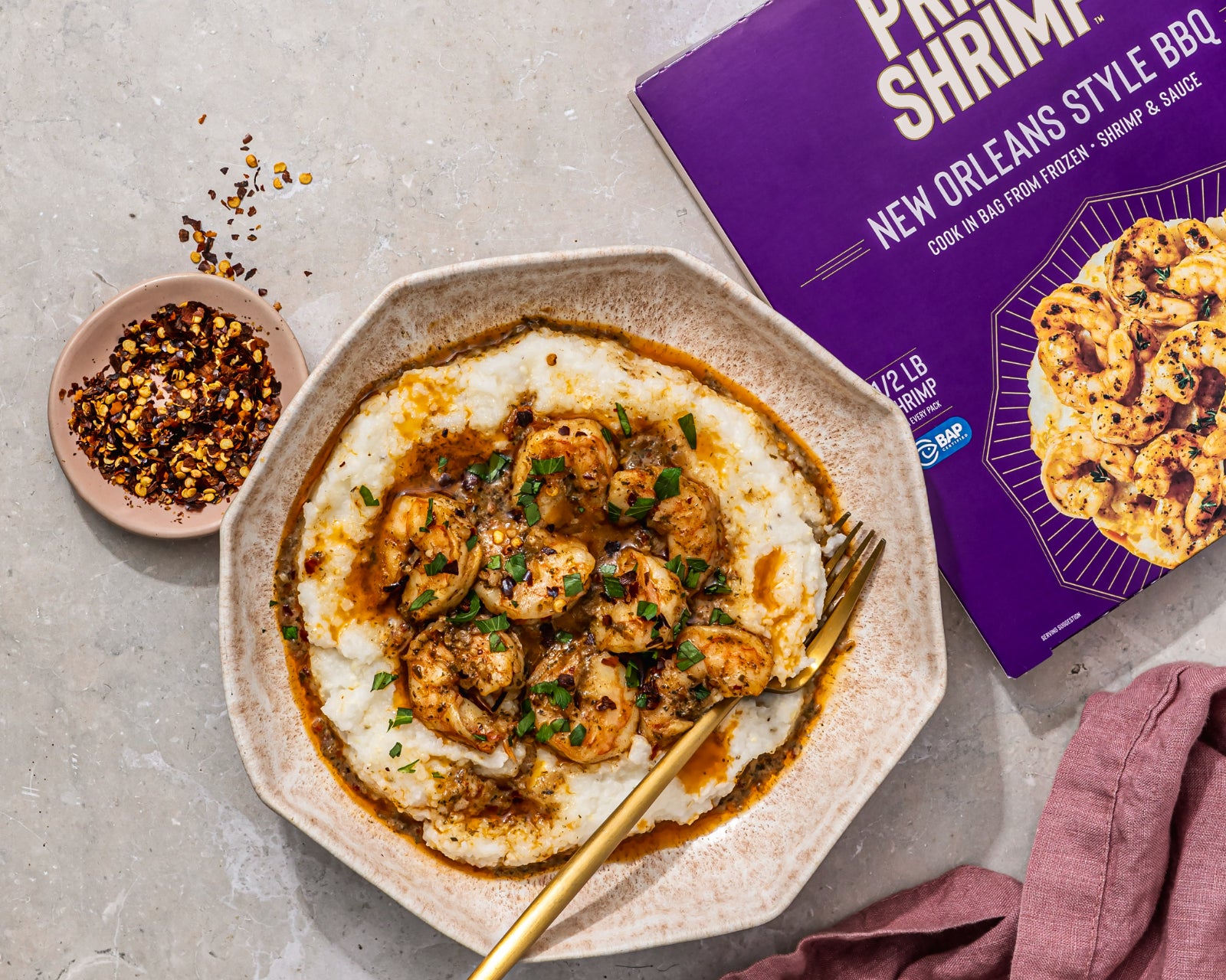 Prime Shrimp Adds New Orleans Style BBQ Flavor to Line of Frozen Sauced Shrimp