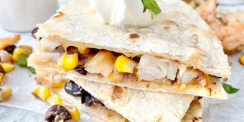 BBQ Shrimp Quesadilla