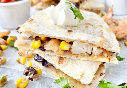 BBQ Shrimp Quesadilla
