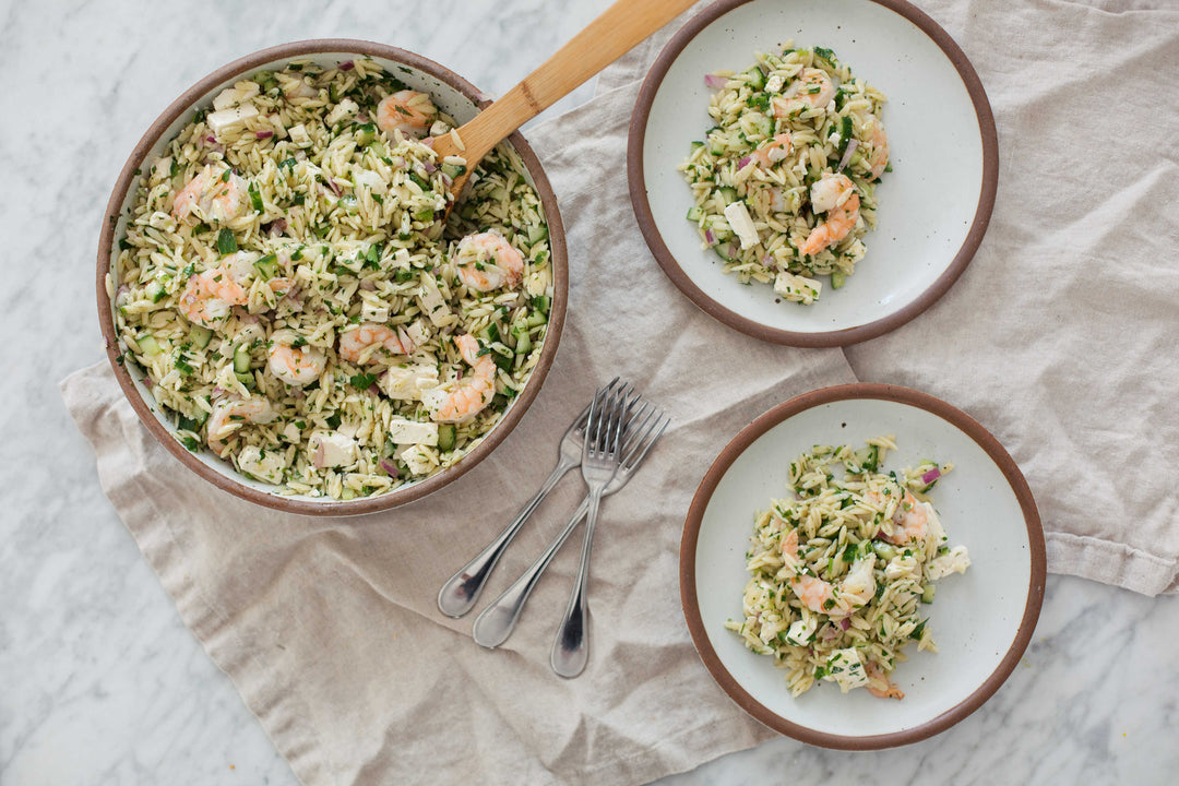 Ina Garten’s Shrimp and Orzo Pasta Salad Prime Shrimp