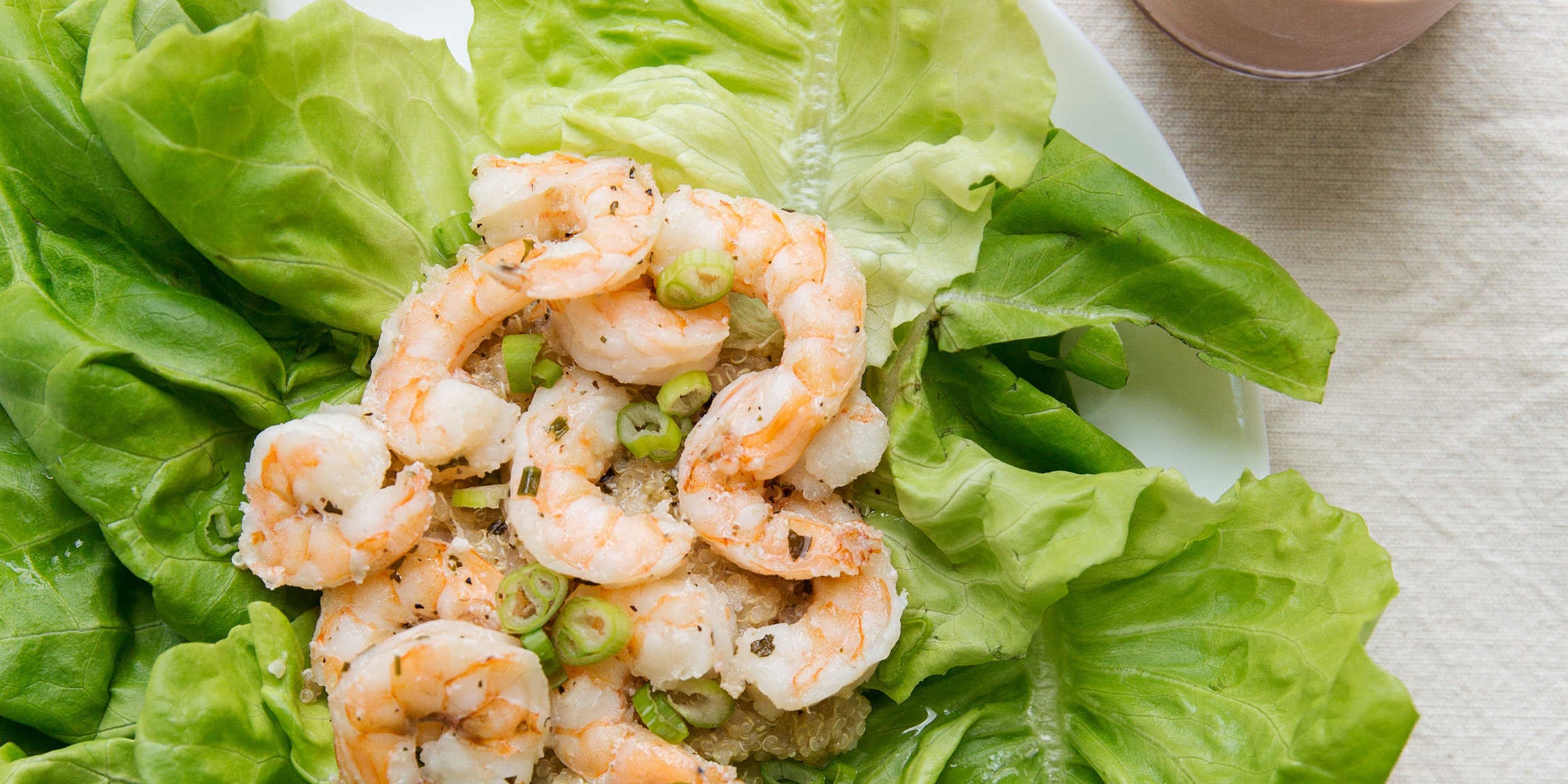 Quinoa Lettuce Wraps - Prime Shrimp