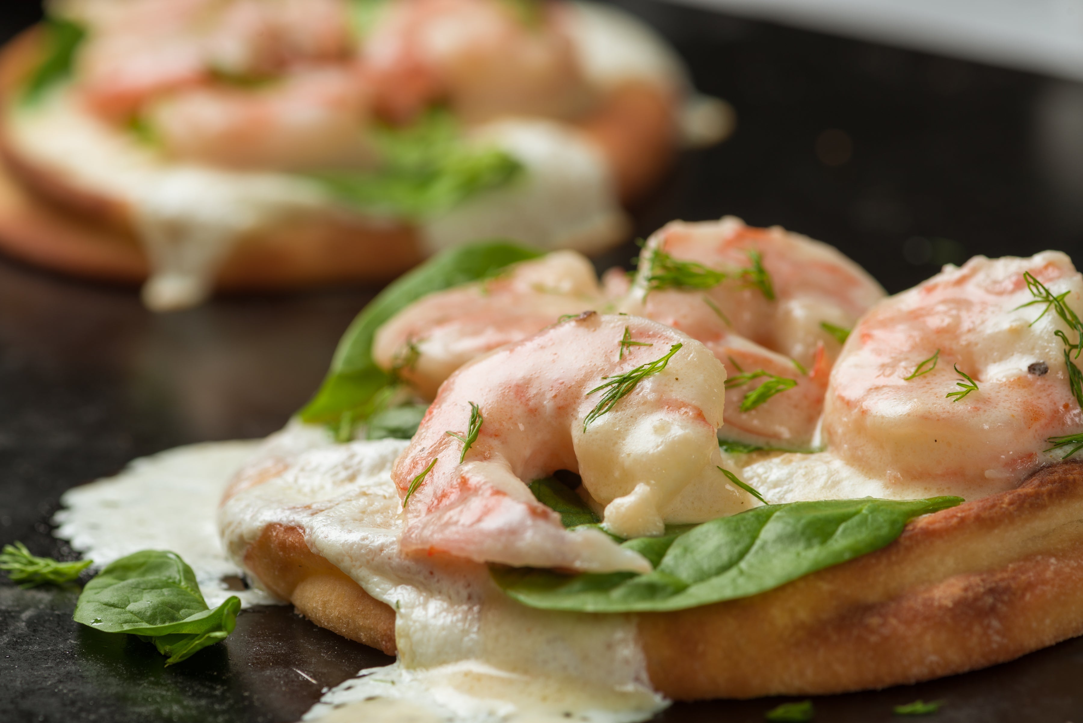 Shrimp and Spinach Naan - Prime Shrimp