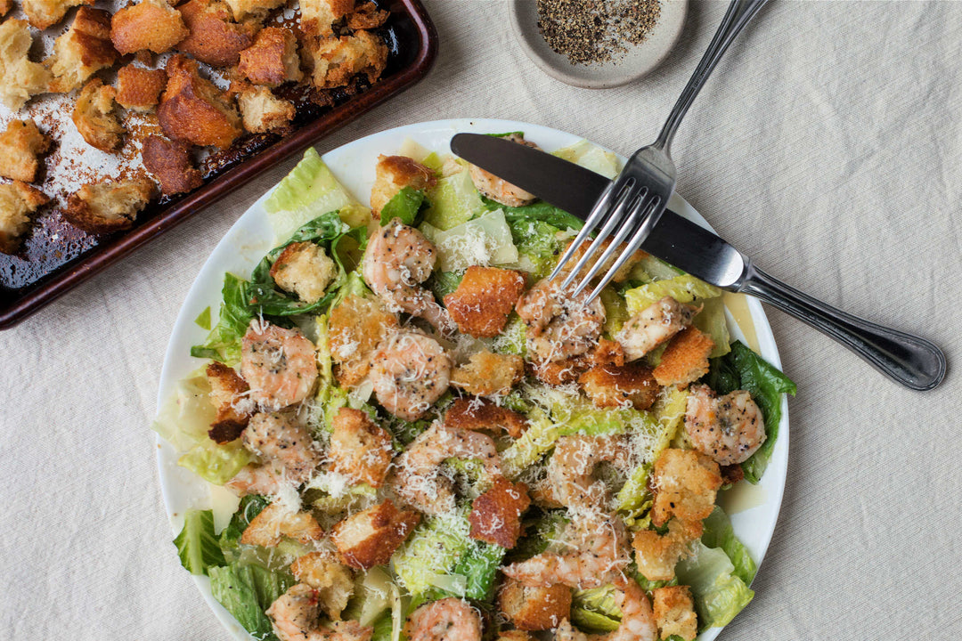 Shrimp Caesar Salad Tasty Spin on Molly Baz’s Caesar Salad Prime Shrimp