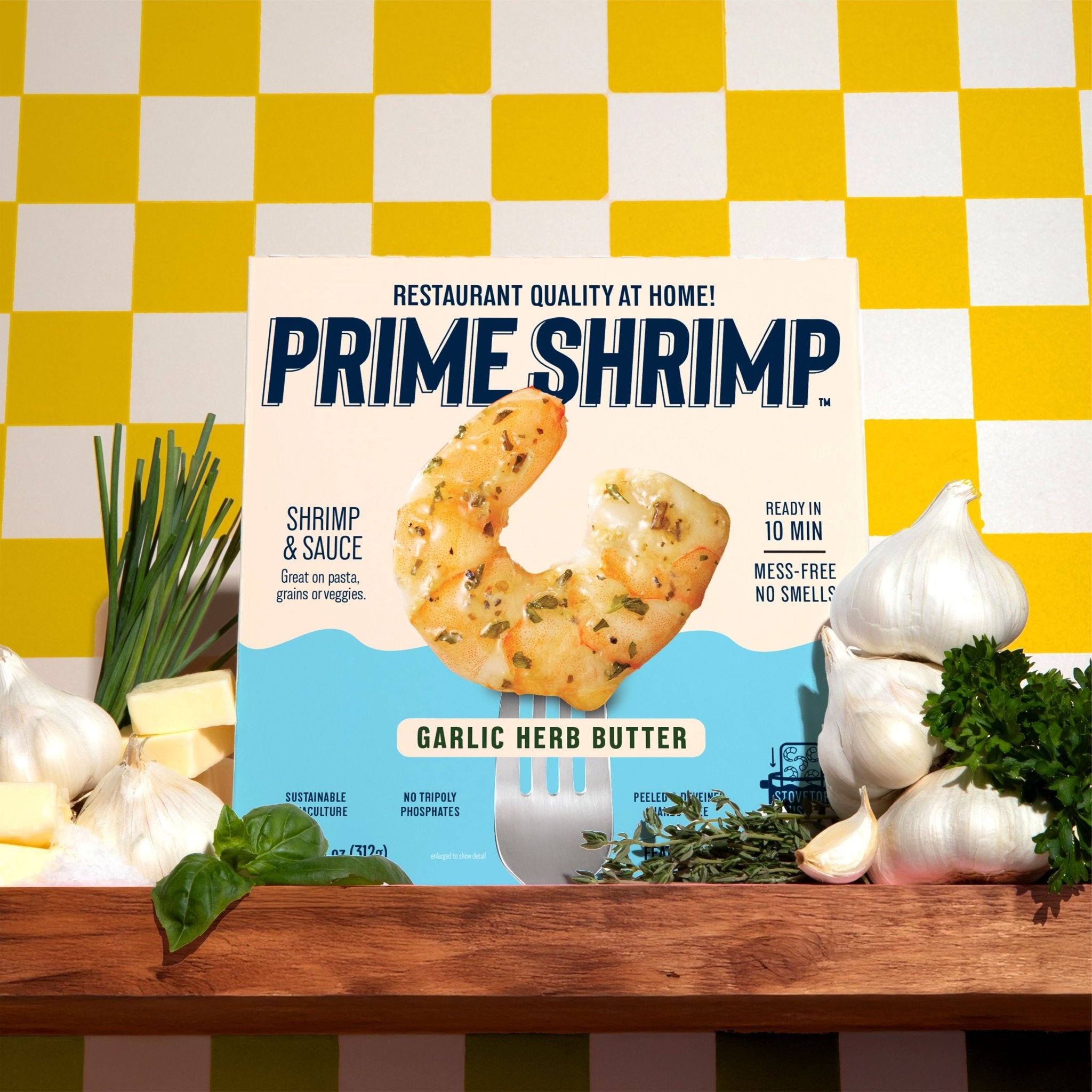 Garlic Herb Butter Shrimp