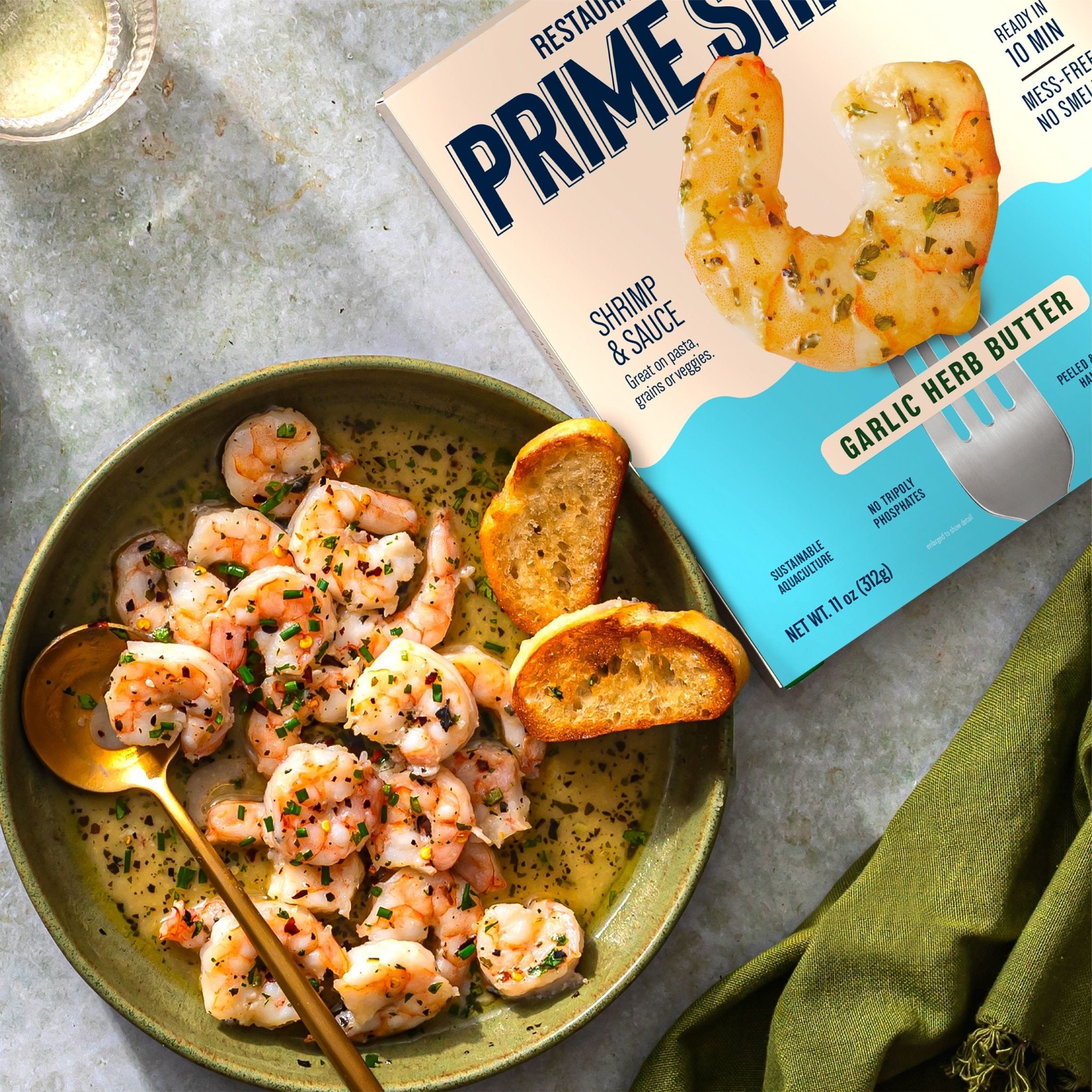 Garlic Herb Butter Shrimp