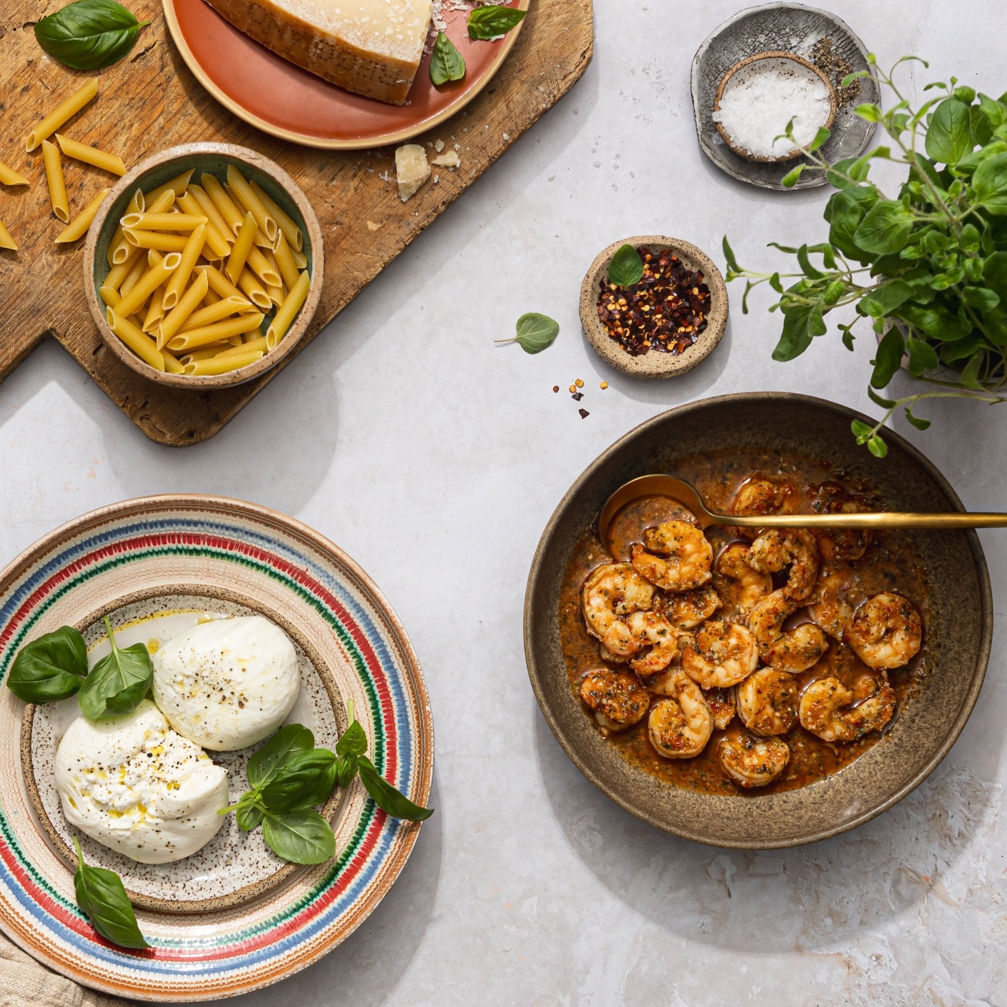 Roasted Red Pepper Shrimp