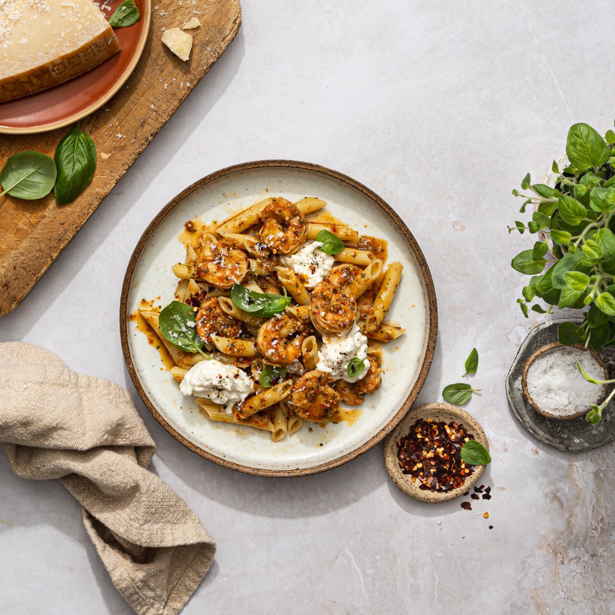 Roasted Red Pepper Shrimp