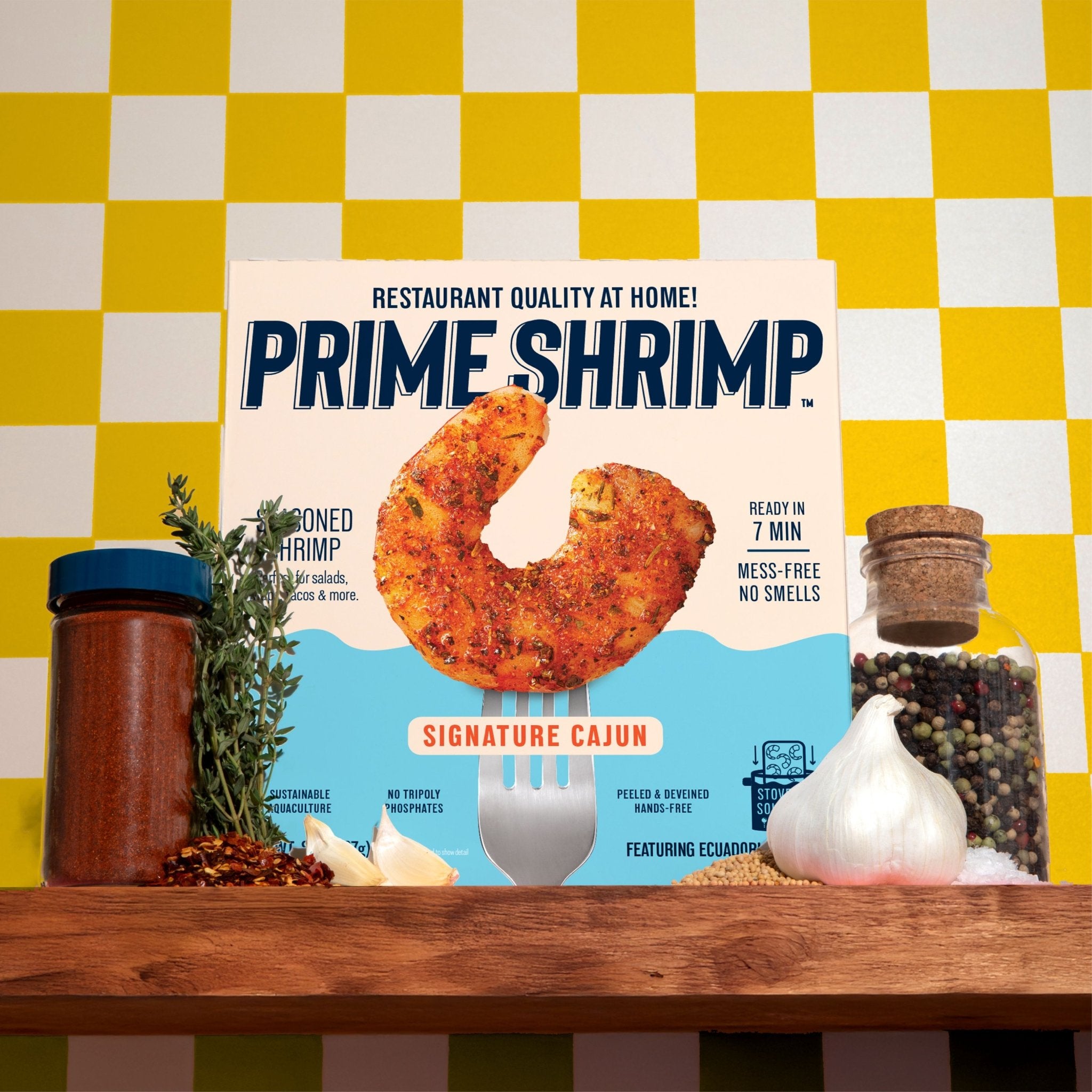 Signature Cajun Seasoned Shrimp