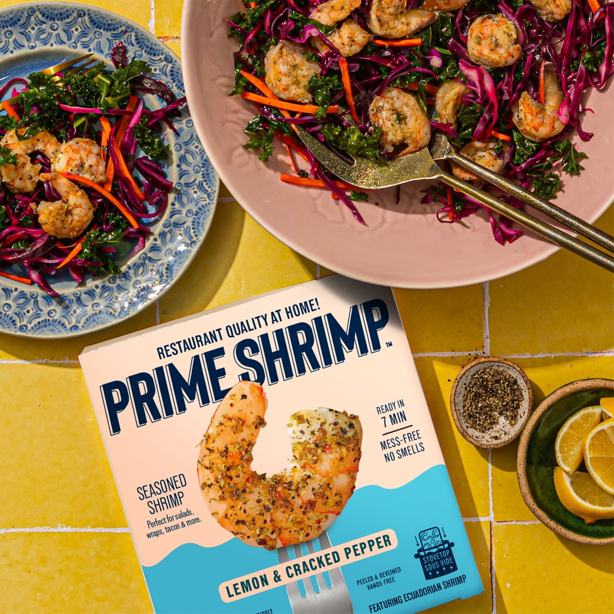 Lemon and Cracked Pepper Shrimp