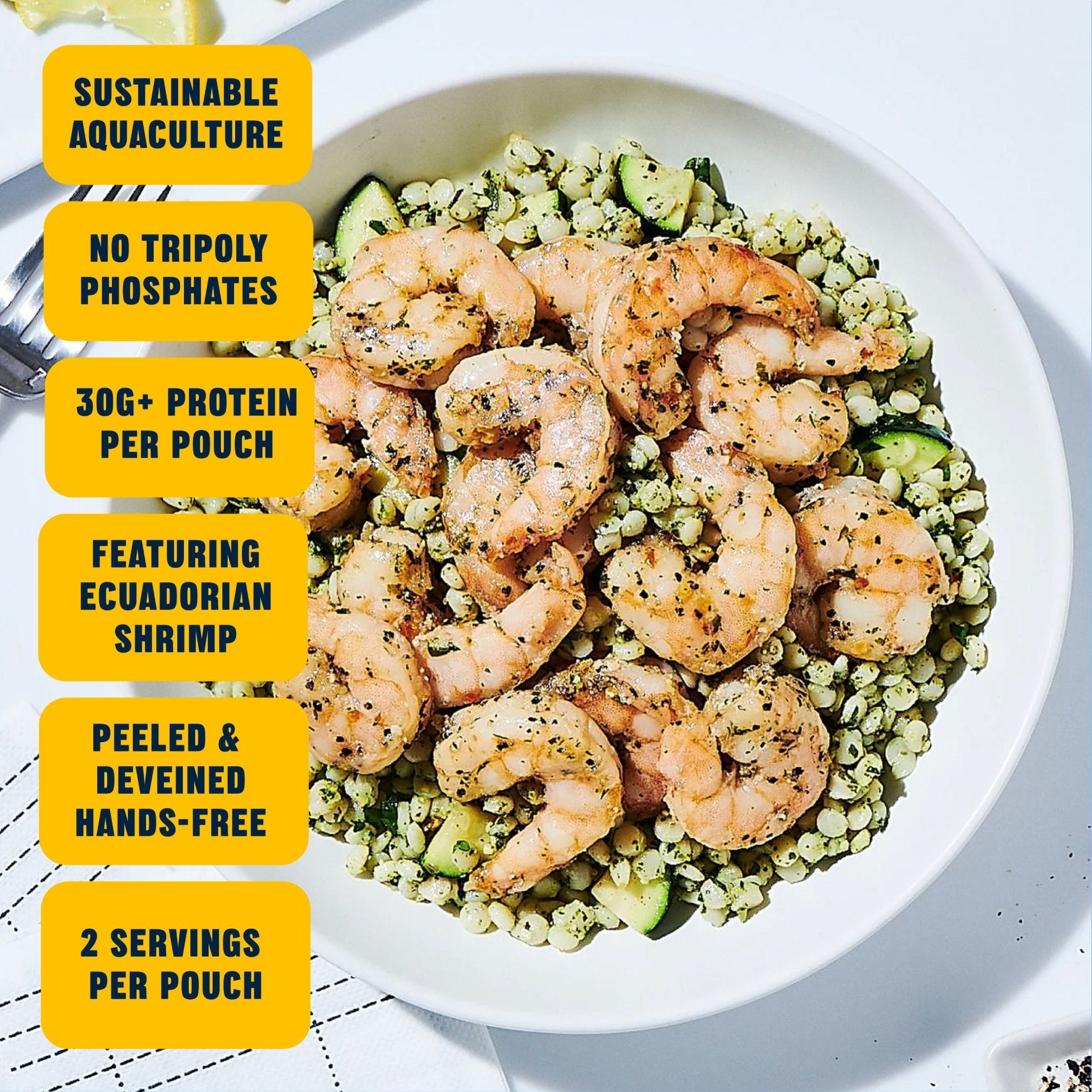 Lemon and Cracked Pepper Shrimp