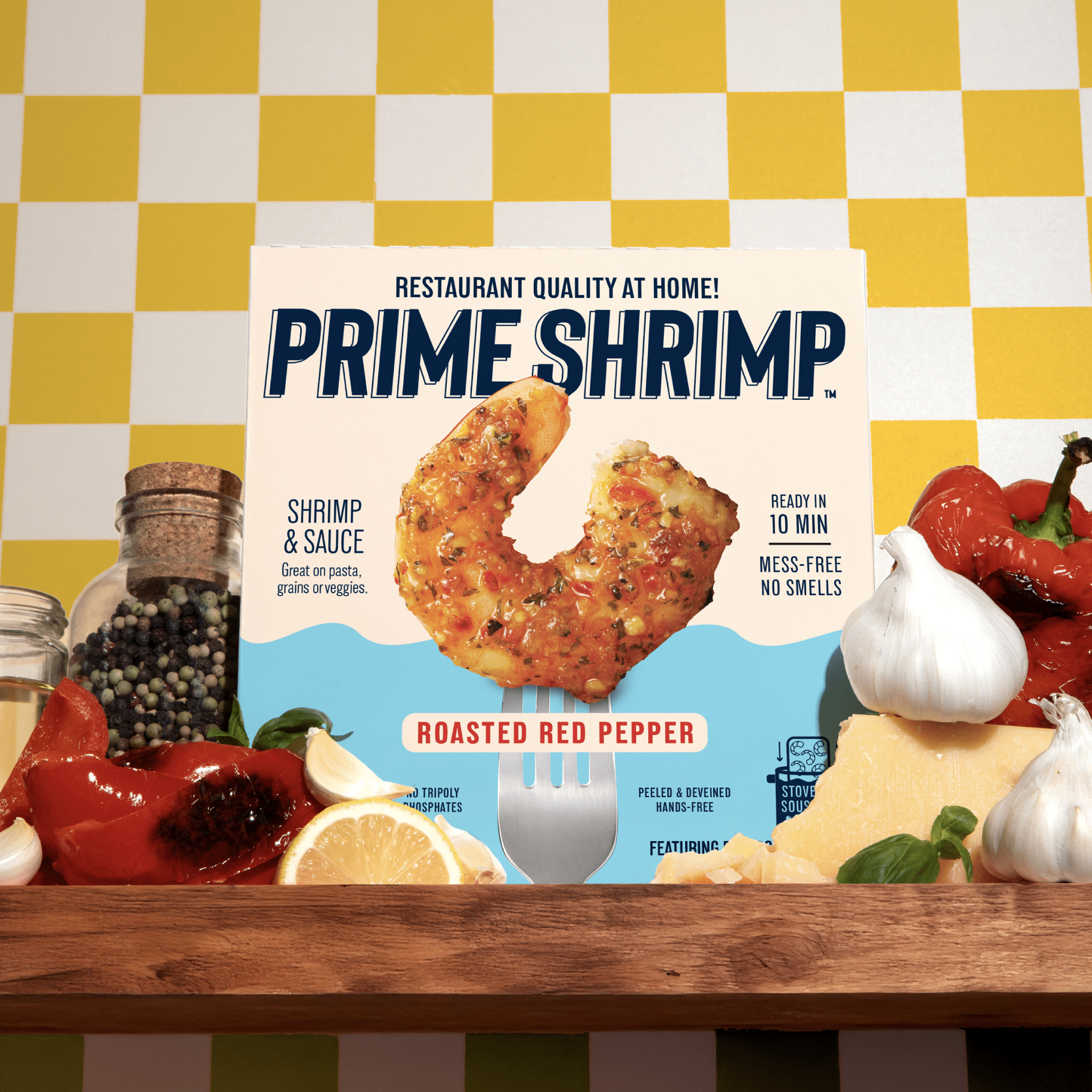 Roasted Red Pepper Shrimp