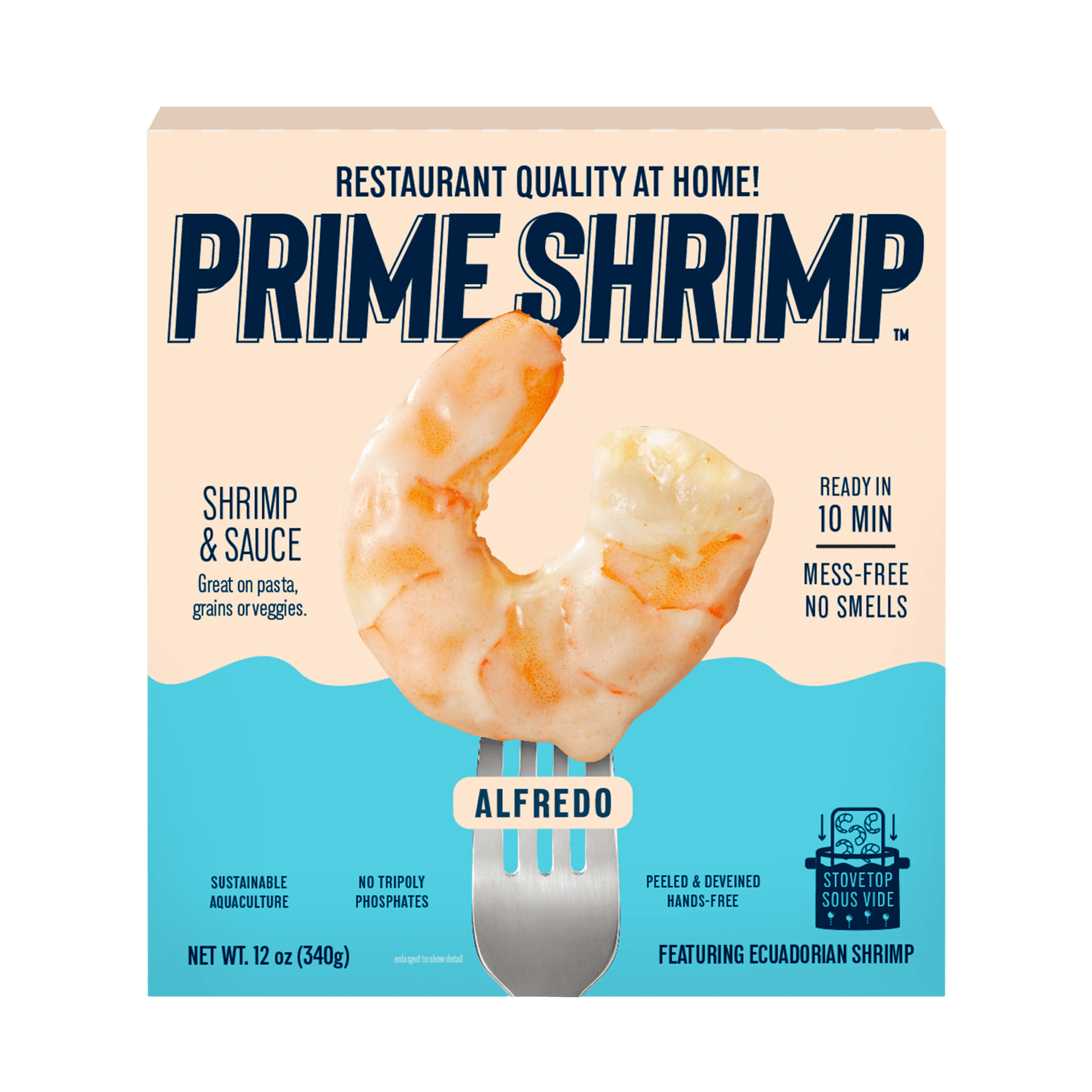 Frozen Shrimp French Quarter Alfredo | Get Easy to Cook Shrimp