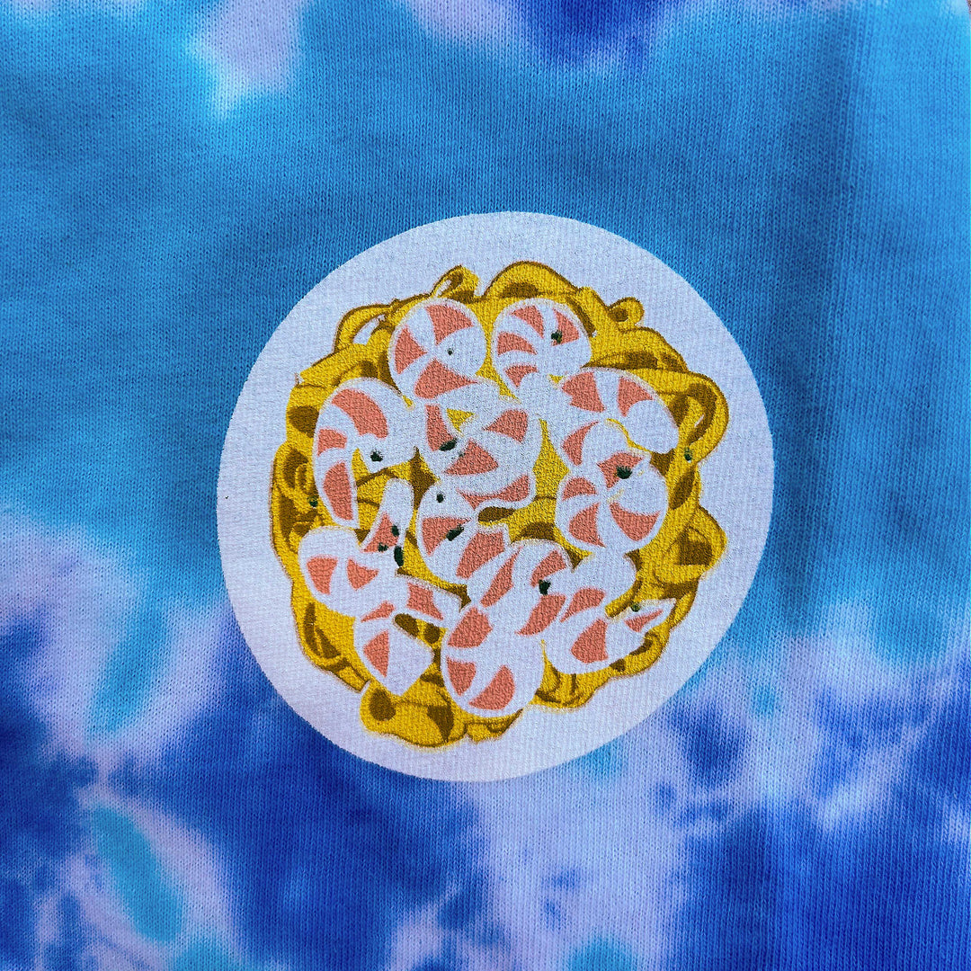 Shrimp Alfredo Tie Dye Tee