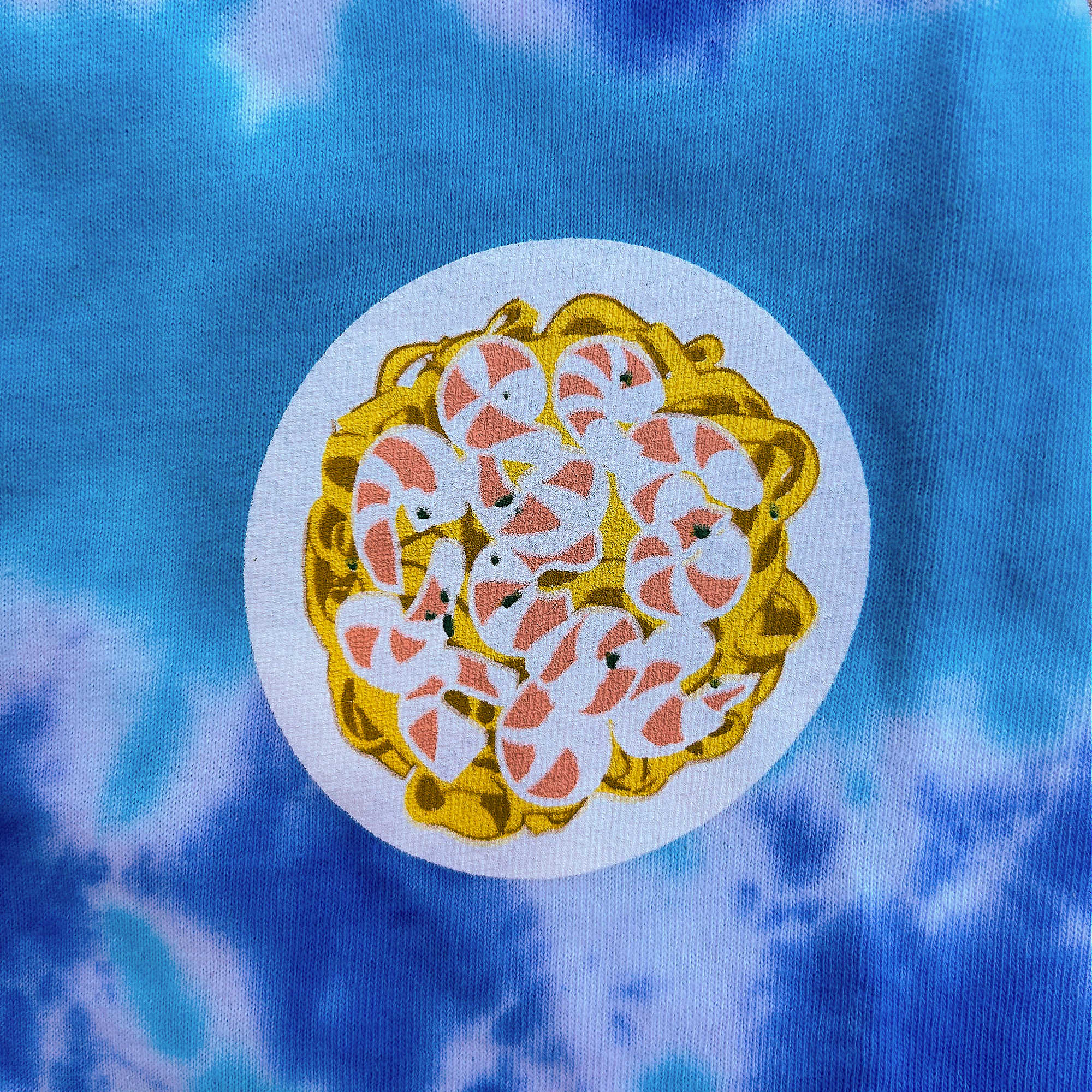 Shrimp Alfredo Tie Dye Tee